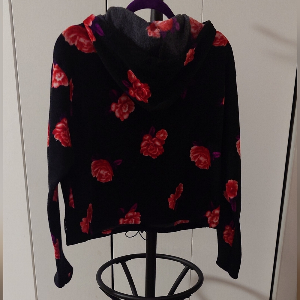 Victoria's Secret Pink Hoodie with Purple and Red Accents LG
